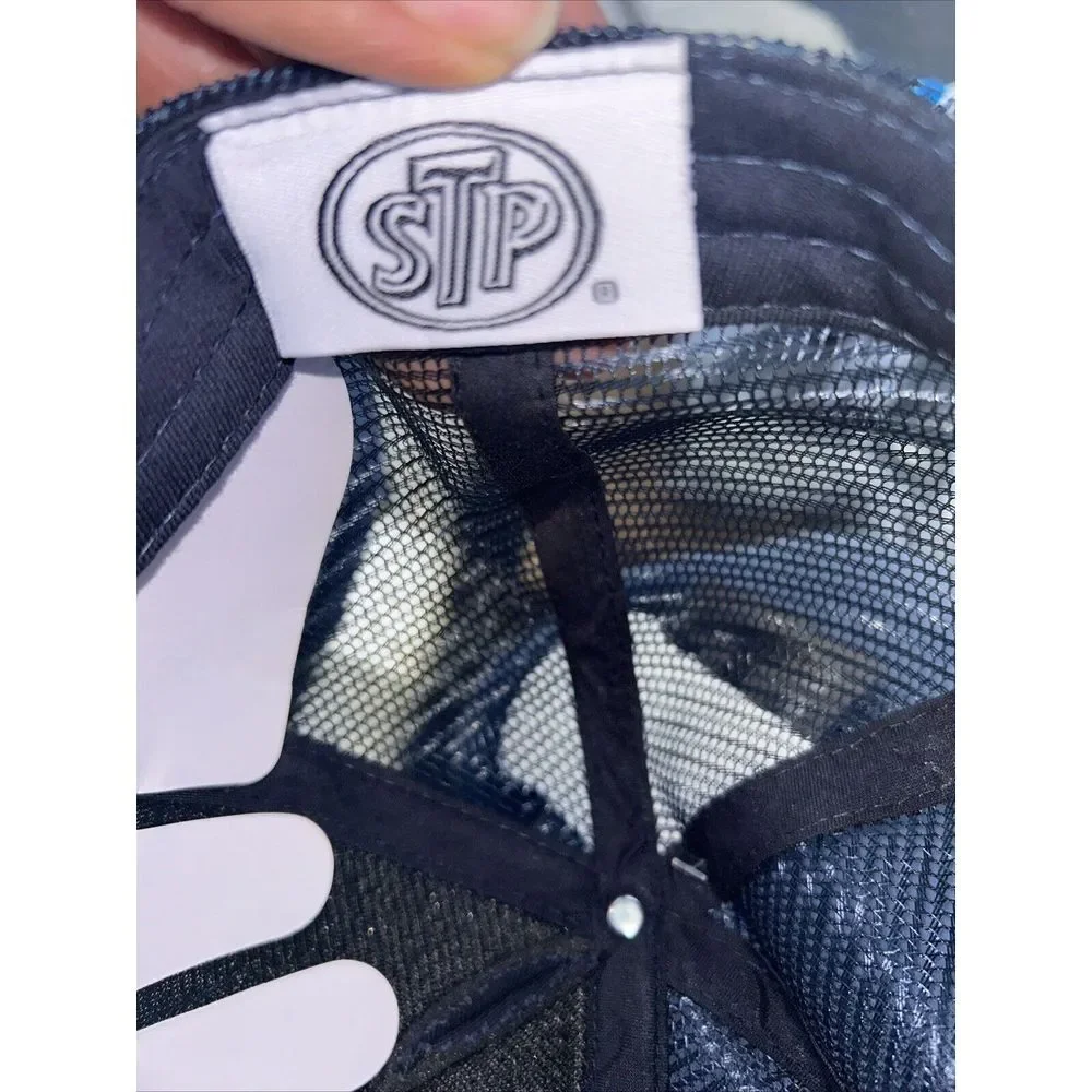 STP Motor Oil Adjustable Snapback Hat Cap Trucker OSFA‎ Snap Back NEW!